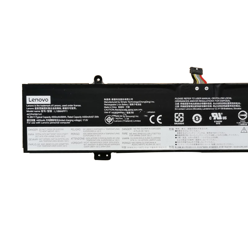 Original 4500mAh 69Wh 4 Zellen Akku Lenovo Yoga S740-15IRH